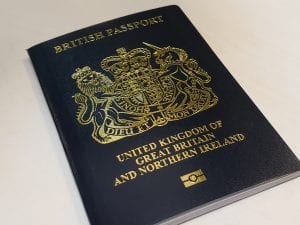 British Passport Cover