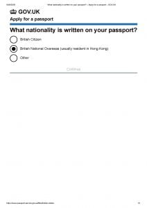 nationality on passport